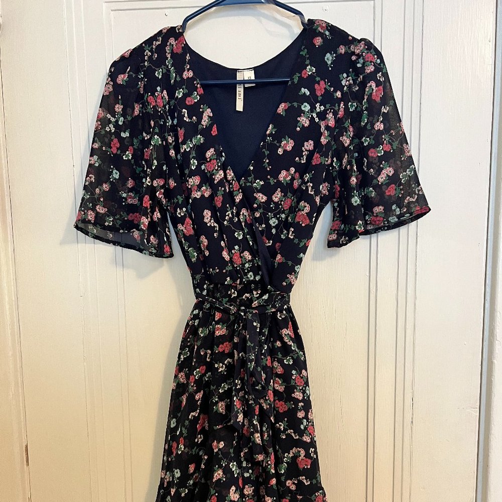 Francesca's Blue Floral Mini Dress